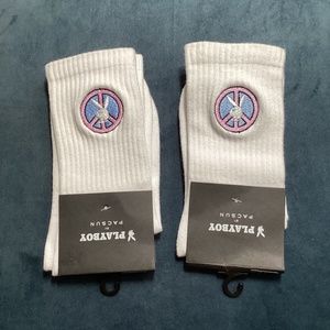 Playboy White Socks